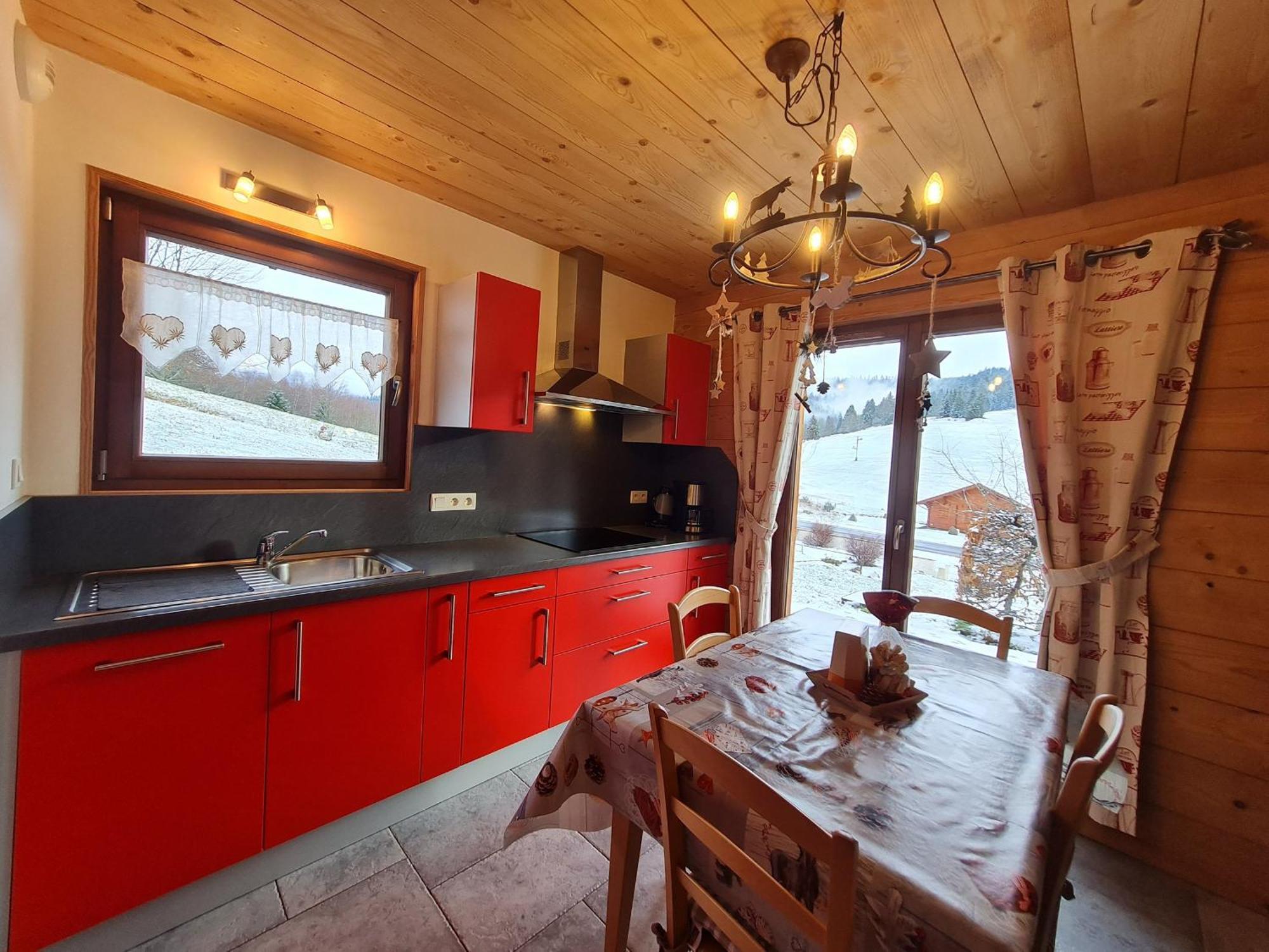 Chalet Chaleureux Face Aux Pistes, Proche Gerardmer, Ideal Pour Famille, Balcon Et Terrasse - Fr-1-589-182 Ban-sur-Meurthe-Clefcy Exterior foto